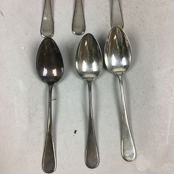 Set of 6 Geislingen Silver Plated Serving Spoons - Made In Germany - Picture 3 of 5